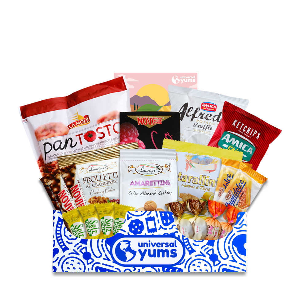 Italian Snacks - Universal Yums International Snack Box - November 2020