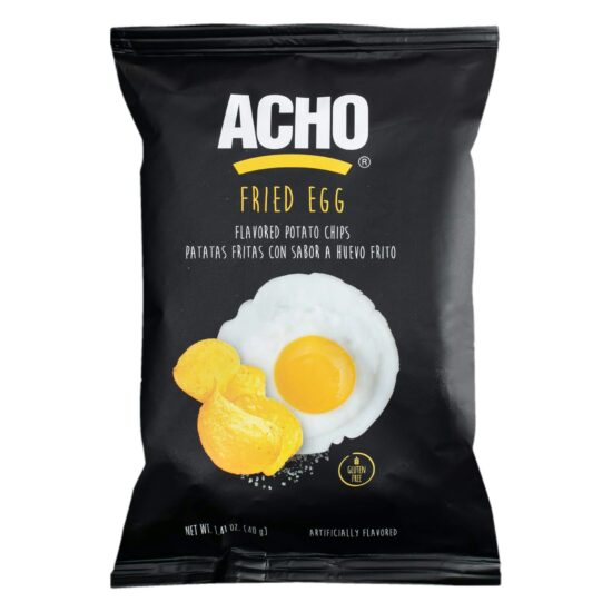Acho Patatas Fritas con Sabor a Huevo Frito Package