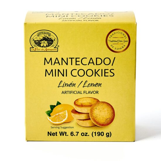La Flor de Antequera Mantecado sabor Limón Package