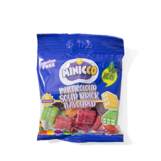 Minicco Vegan Bite Size Sour Bricks image